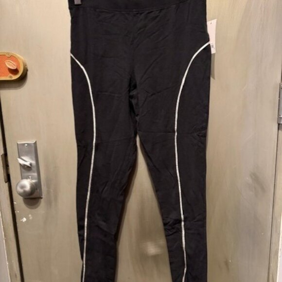 BP. Silver Piping Leggings with Split Front Hem - Picture 5 of 16